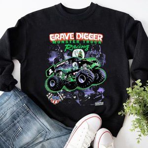 Vintage 1994 Grave Digger Monster Jam Trucks Sweatshirt